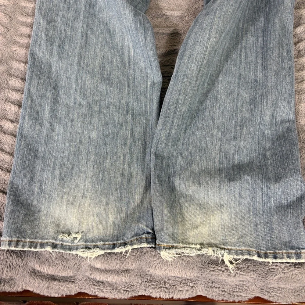 Levis 559 Relaxed Straight Leg Jeans Mens 42x34 Medium Wash Blue Denim AR323